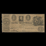 Canada, Banque de Montréal, 1 dollar : 1 janvier 1835