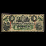 Canada, Union Bank of Lower Canada, 4 dollars : 1 septembre 1870