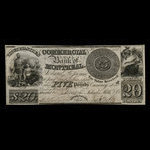 Canada, Commercial Bank of Montreal, 20 dollars : 10 octobre 1835