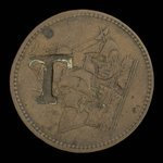 Canada, inconnu, 1/2 penny : 1815