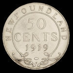 Canada, Georges V, 50 cents : 1919