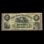 Canada, Bank of Prince Edward Island, 2 dollars : 1 janvier 1877