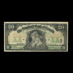 Canada, Standard Bank of Canada, 20 dollars : 2 janvier 1919