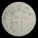 Canada, Compagnie de la Baie d'Hudson, 50 cents : 1962