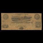 Canada, Hunterstown Lumber Co., 75 cents : 1 août 1864