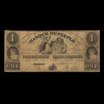 Canada, Banque du Peuple (People's Bank), 1 dollar : 1 mars 1849