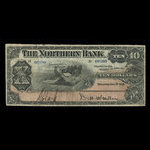 Canada, Northern Bank, 10 dollars : 1 novembre 1905