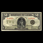 Canada, Dominion du Canada, 2 dollars : 23 juin 1923