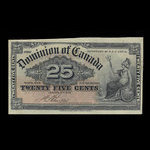 Canada, Dominion du Canada, 25 cents : 2 janvier 1900