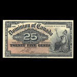 Canada, Dominion du Canada, 25 cents : 2 janvier 1900