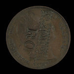 Canada, R.W. Owen Montreal Ropery, 1 farthing : 1825