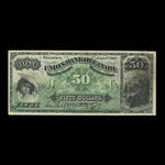 Canada, Union Bank of Canada (The), 50 dollars : 1 juillet 1912