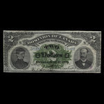 Canada, Dominion du Canada, 2 dollars : 2 juillet 1887