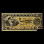 Canada, Canadian Bank of Commerce, 5 dollars : 2 janvier 1888