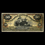 Canada, Canadian Bank of Commerce, 50 dollars : 8 janvier 1907