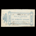 Canada, La Société de Défricheurs de la Rivière aux Sables, 10 shillings : 19 juin 1848