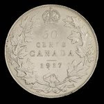 Canada, Georges V, 50 cents : 1917