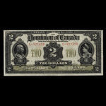 Canada, Dominion du Canada, 2 dollars : 2 janvier 1914