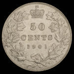 Canada, Victoria, 50 cents : 1901