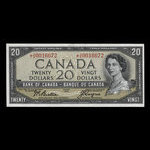 Canada, Banque du Canada, 20 dollars : 1954