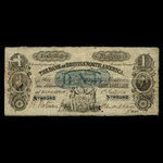 Canada, Bank of British North America, 1 dollar : 1 janvier 1856