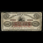 Canada, Commercial Bank of Newfoundland, 20 dollars : 1 janvier 1867