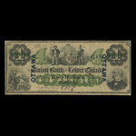 Canada, Union Bank of Lower Canada, 4 dollars : 1 mars 1866