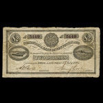 Canada, Commercial Bank of Newfoundland, 2 dollars : 1 juillet 1884