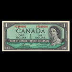 Canada, Banque du Canada, 1 dollar : 1954