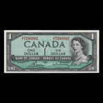 Canada, Banque du Canada, 1 dollar : 1954