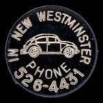 Canada, New Westminster Volkswagon Ltd., aucune dénomination : 1972