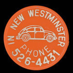 Canada, New Westminster Volkswagon Ltd., aucune dénomination : 1972