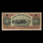 Canada, Union Bank of Canada (The), 5 dollars : 1 juin 1903