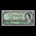 Canada, Banque du Canada, 1 dollar : 1954