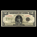 Canada, Dominion du Canada, 2 dollars : 23 juin 1923