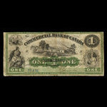 Canada, Commercial Bank of Canada, 1 dollar : 2 janvier 1860