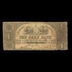 Canada, Gore Bank, 4 dollars : 1 mars 1850