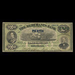 Canada, Merchants Bank of Canada (The), 2 dollars : 2 mars 1868