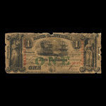 Canada, Banque de Montréal, 1 dollar : 1 janvier 1849