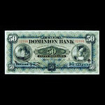 Canada, Dominion Bank, 50 dollars : 2 janvier 1925