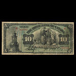 Canada, Home Bank of Canada, 10 dollars : 1 mars 1904