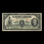 Canada, La Banque Nationale, 5 dollars : 2 novembre 1922