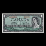 Canada, Banque du Canada, 1 dollar : 1954