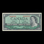 Canada, Banque du Canada, 1 dollar : 1954