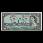 Canada, Banque du Canada, 1 dollar : 1954