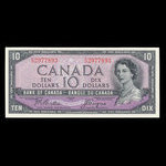 Canada, Banque du Canada, 10 dollars : 1954