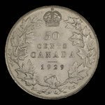 Canada, Georges V, 50 cents : 1929