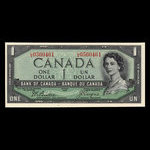 Canada, Banque du Canada, 1 dollar : 1954