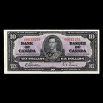 Canada, Banque du Canada, 10 dollars : 2 janvier 1937