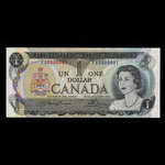 Canada, Banque du Canada, 1 dollar : 1973